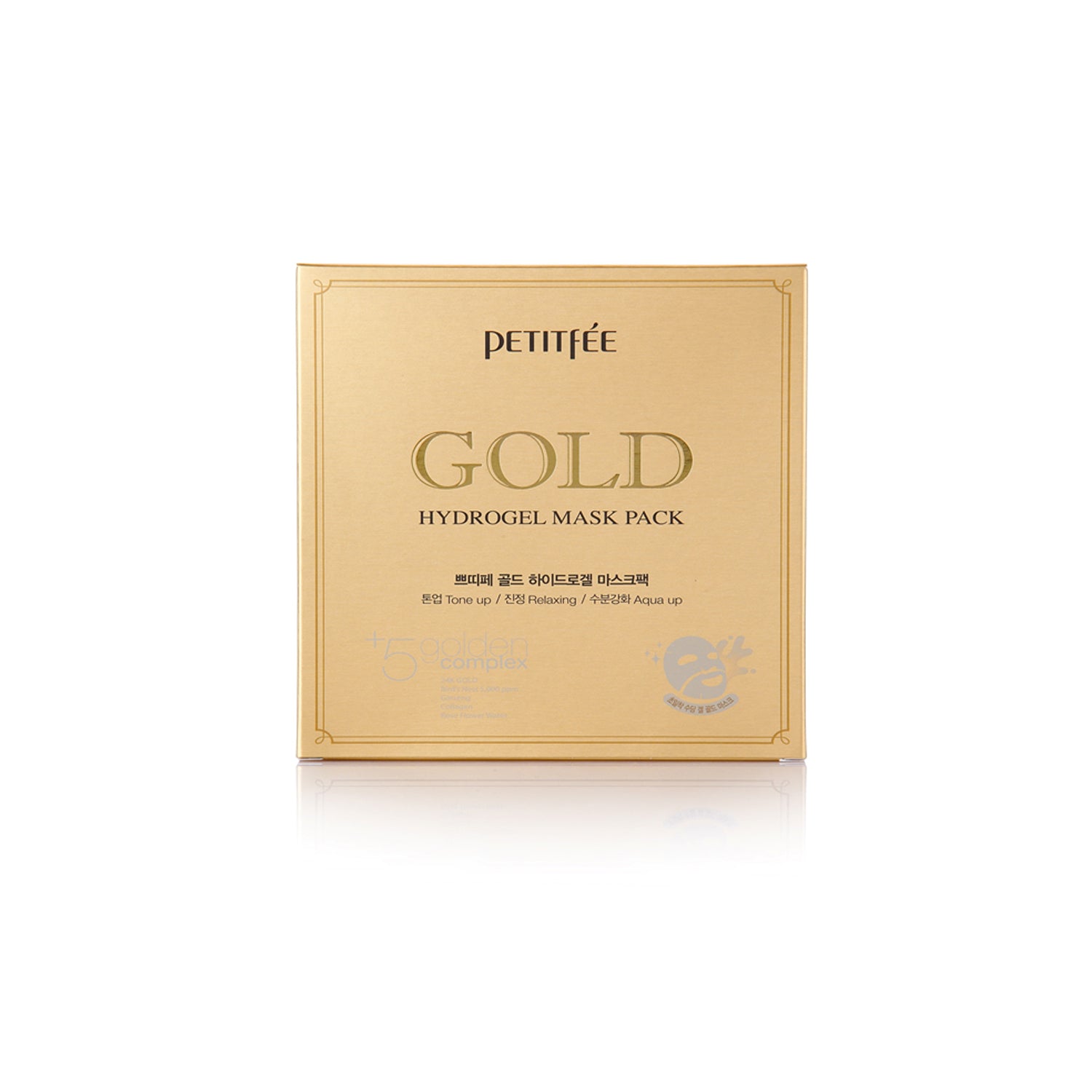 [Petitfee] Gold Hydrogel Mask Pack (5ea)
